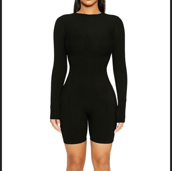 Naked Wardrobe Black Romper - Picture 1 of 1
